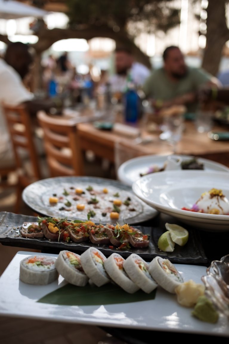 Sushi at Blue Marlin Ibiza