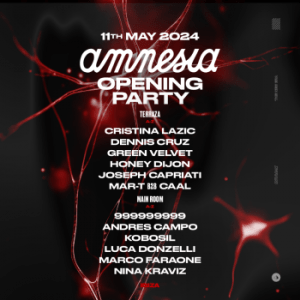 Amnesia Ibiza Opening 2024